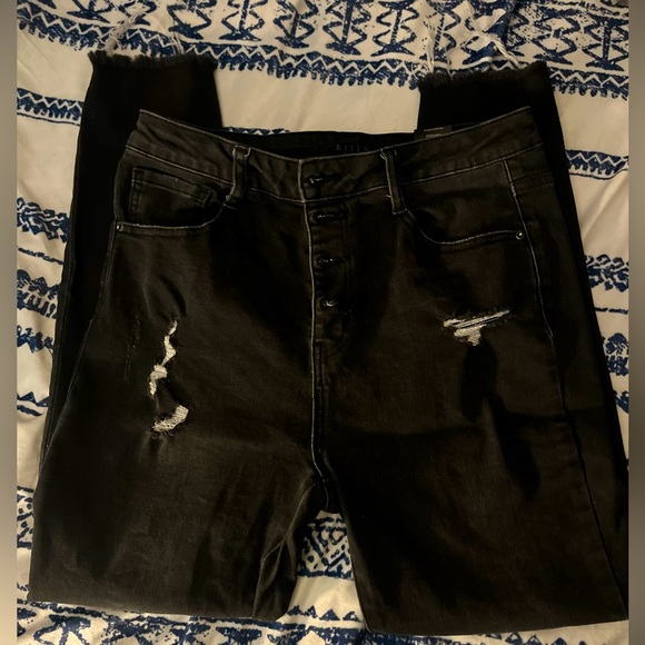 RISEN black skinny jeans - Picture 1 of 3